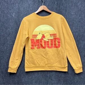 Disney Winnie The Pooh Size M Mood Crewneck Sweatshirt